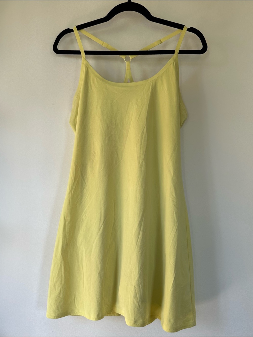 Outdoor Voices Exercise Dress 2.0 in Gecko Yellow
